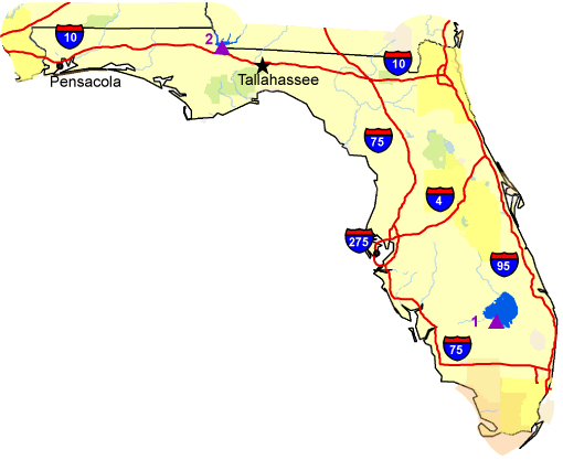  Map of Florida 