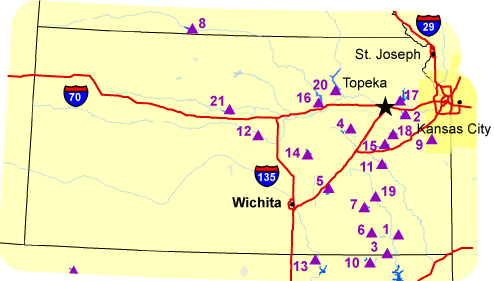  Map of Kansas 