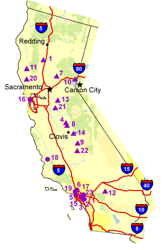  Map of California 