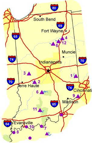  Map of Indiana 