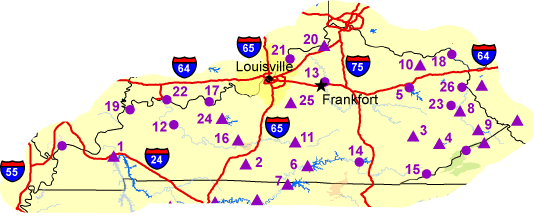  Map of Kentucky 