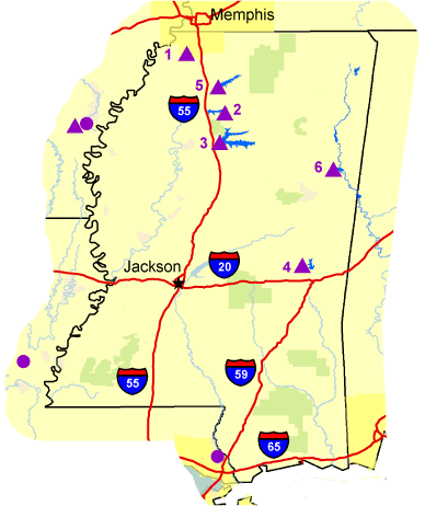  Map of Mississippi 