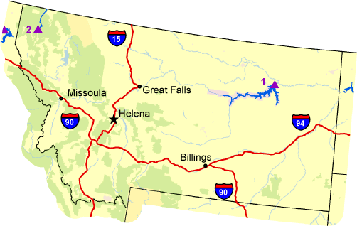  Map of Montana 