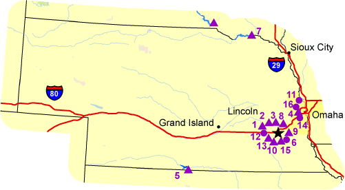  Map of Nebraska 