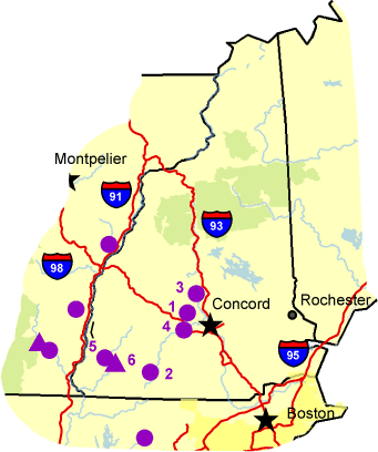  Map of New Hampshire 