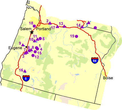  Map of Oregon 