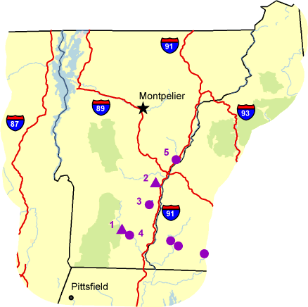  Map of Vermont 