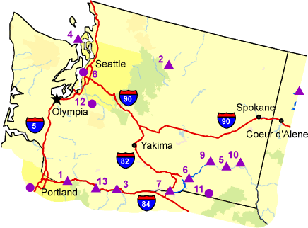  Map of Washington 