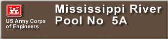  Mississippi River - Pool 5A Sign 