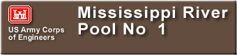  Mississippi River - Pool 1 Sign 