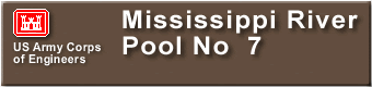  Mississippi River - Pool 7 Sign 