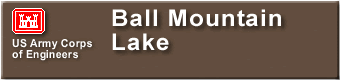  Ball Mountain Lake Sign 