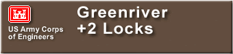  Greenriver +2 Locks Sign 