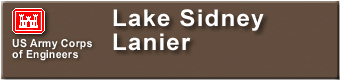  Lake Sidney Lanier Sign 