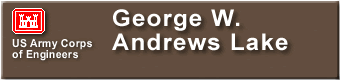  George W. Andrews Lake Sign 