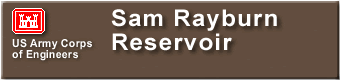  Sam Rayburn Reservoir Sign 